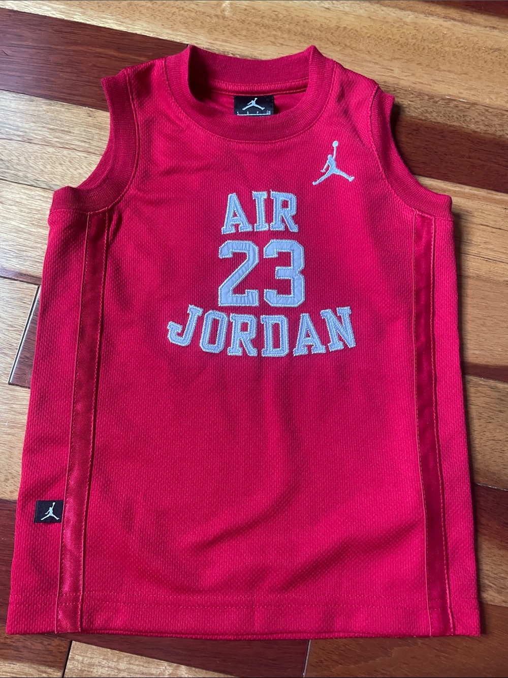 Jordan Red Kids' Air 23 Sleeveless Tank
